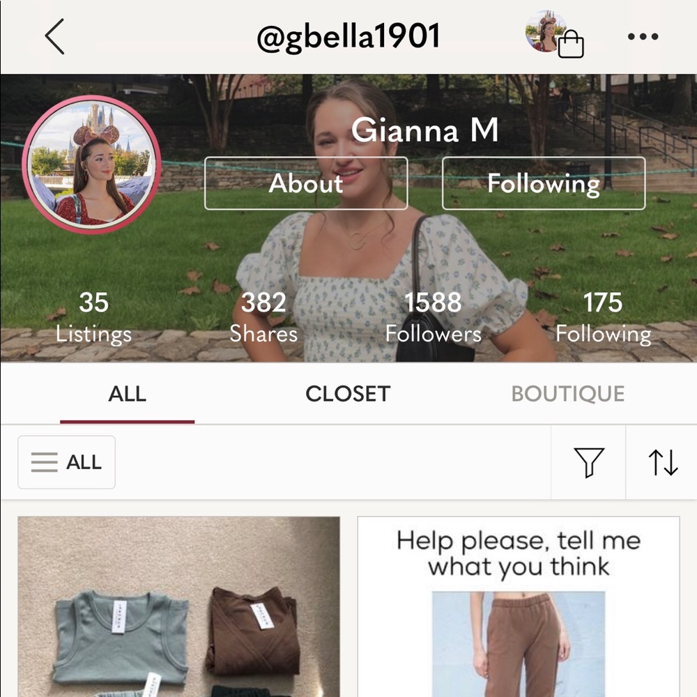 Please go follow her